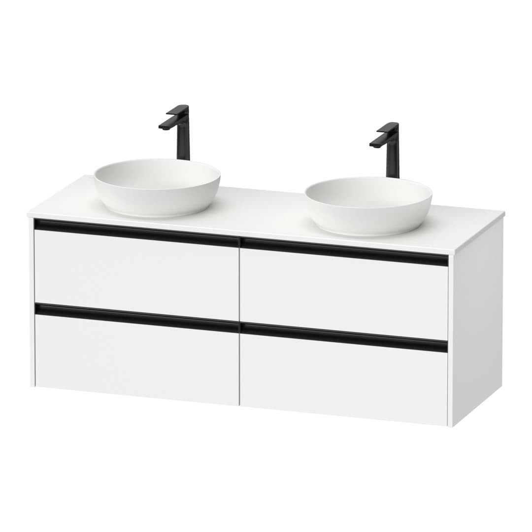 Duravit Sivida – Έπιπλο Νιπτήρα – 1400 mm, για κονσόλα, 4 συρτάρια – White Matt, Decor (SV6978B18180000)
