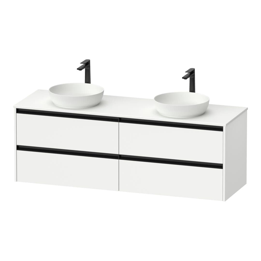 Duravit Sivida – Έπιπλο Νιπτήρα – 1600 mm, για κονσόλα, 4 συρτάρια – White Matt, Decor (SV6979B18180000)
