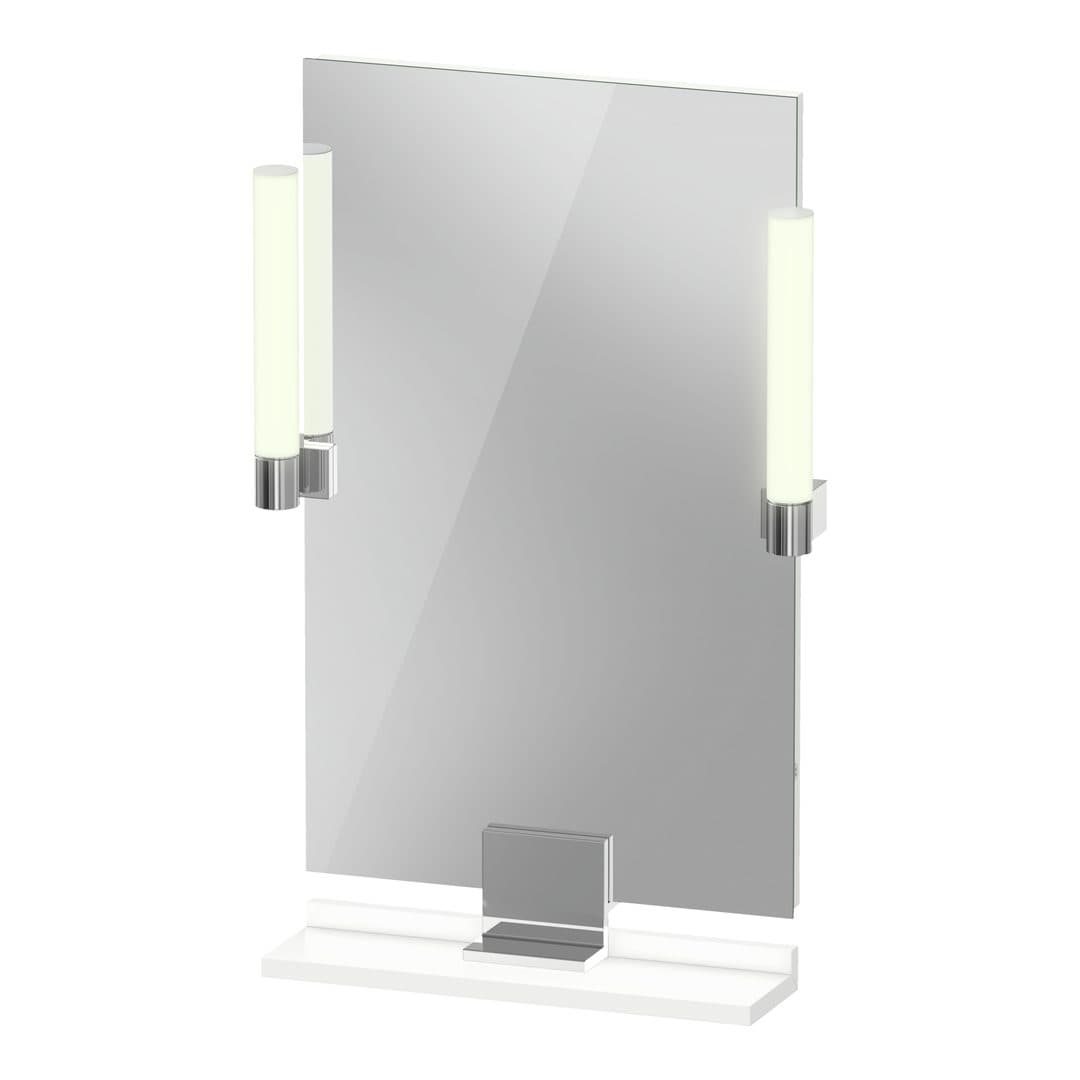 Duravit Sivida – Καθρέπτης Μπάνιου – 450×650 mm, με φωτισμό LED – White Matt (SV7420010180000)