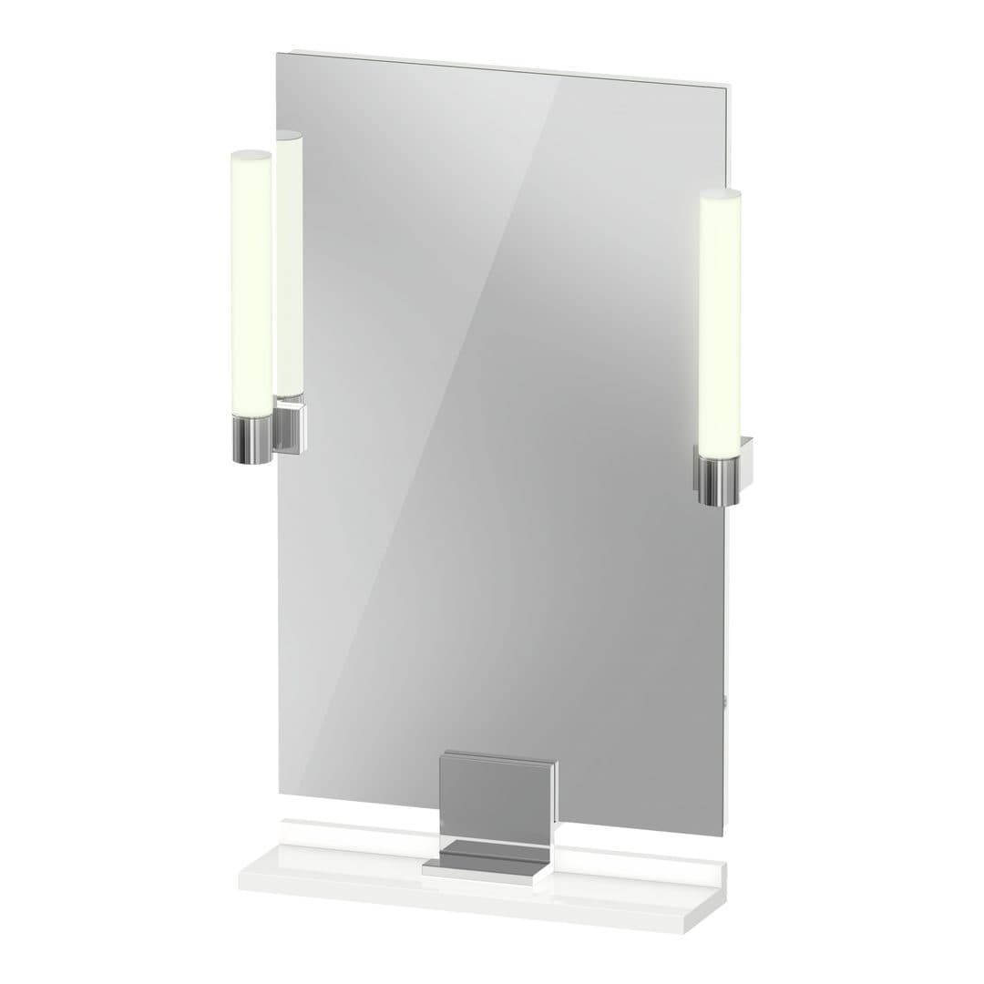 Duravit Sivida – Καθρέπτης Μπάνιου – 450×650 mm, με φωτισμό LED – White High Gloss (SV7420010220000)
