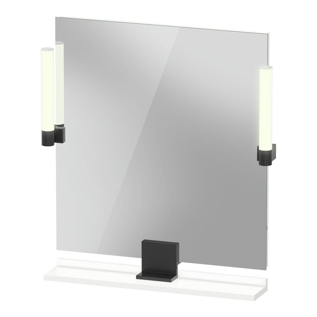 Duravit Sivida – Καθρέπτης Μπάνιου – 650×650 mm, με φωτισμό LED – White Matt (SV74210BD180000)