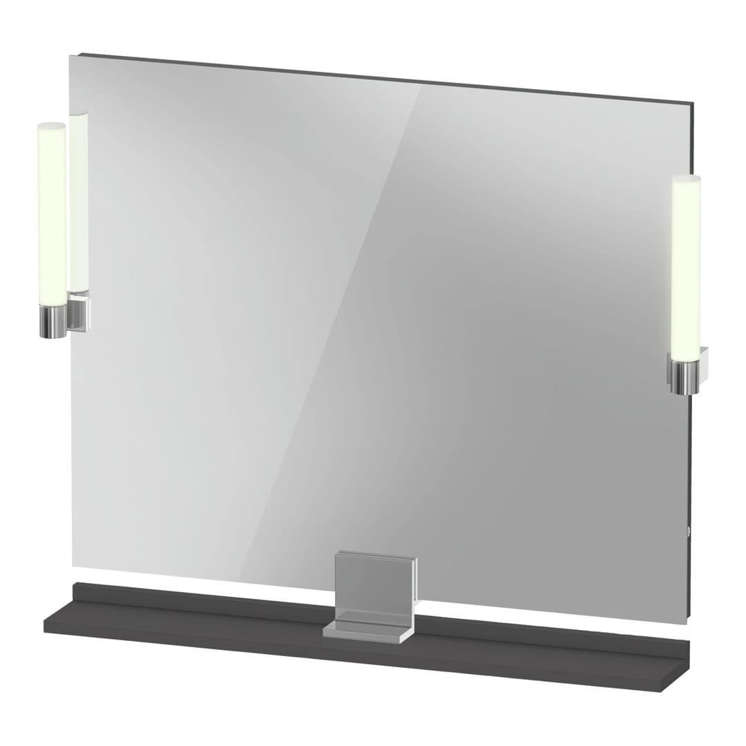 Duravit Sivida – Καθρέπτης Μπάνιου – 850×650 mm, με φωτισμό LED – Graphite Matt (SV7422010490000)