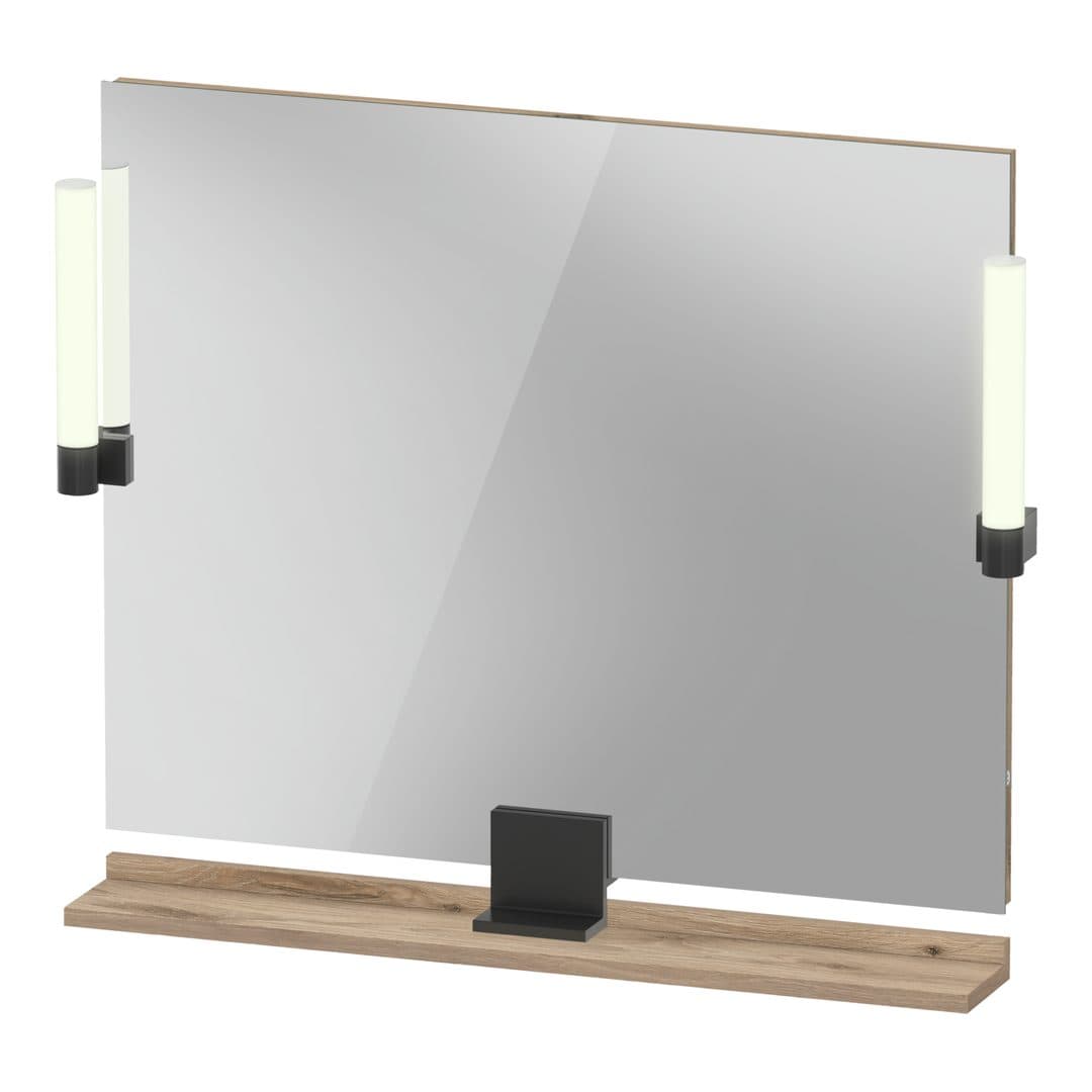 Duravit Sivida – Καθρέπτης Μπάνιου – 850×650 mm, με φωτισμό LED – Marbled Oak Matt (SV74220BD550000)