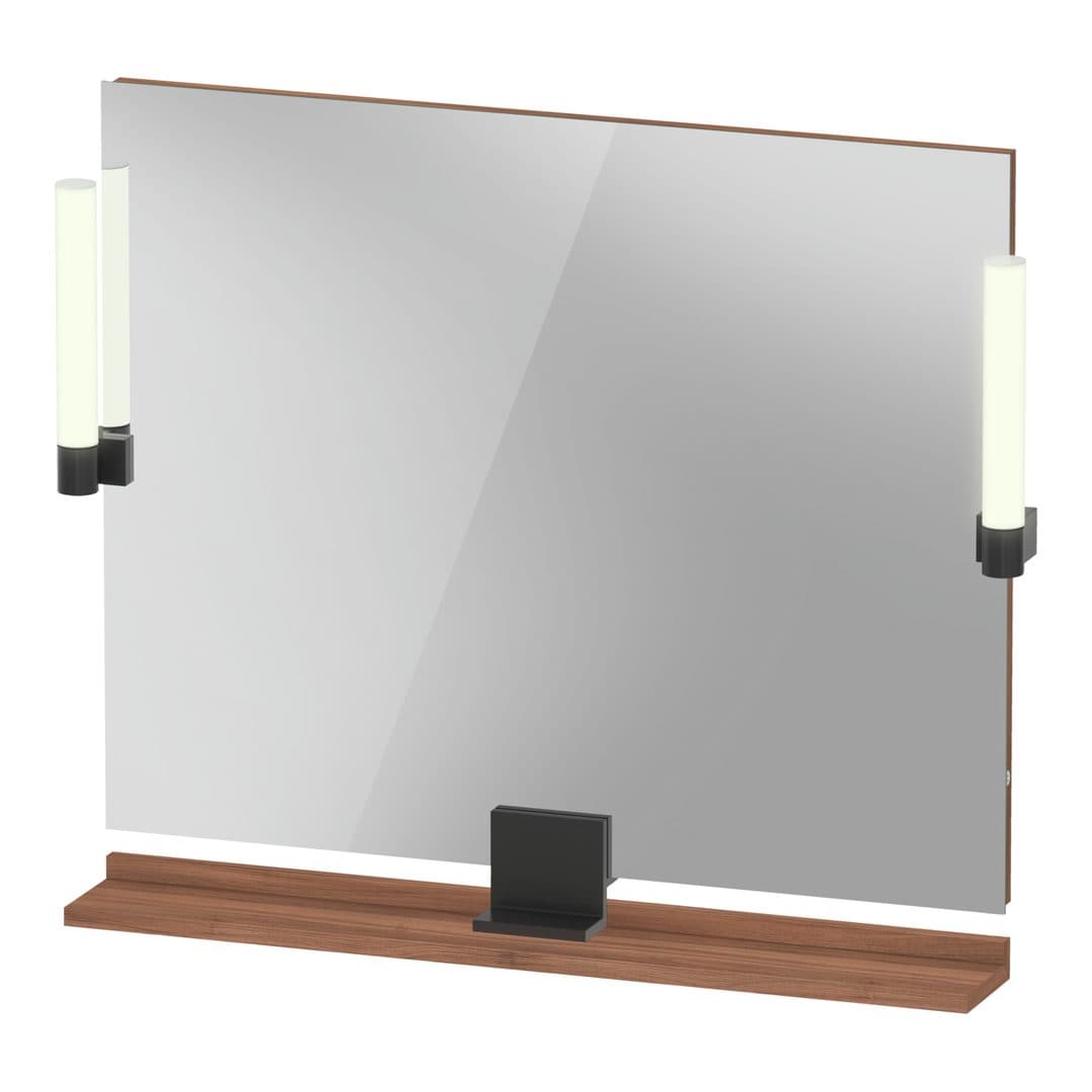 Duravit Sivida – Καθρέπτης Μπάνιου – 850×650 mm, με φωτισμό LED – Walnut Matt (SV74220BD790000)