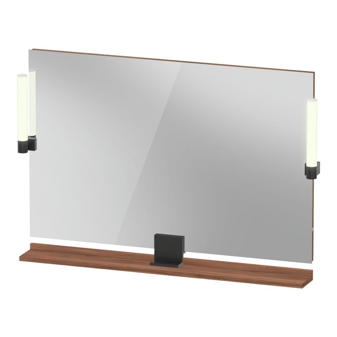 Duravit Sivida – Καθρέπτης Μπάνιου – 1050×650 mm, με φωτισμό LED – Walnut Matt (SV74230BD790000)