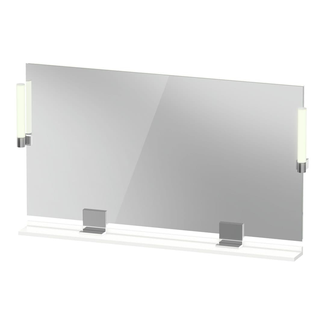 Duravit Sivida – Καθρέπτης Μπάνιου – 1250×650 mm, με φωτισμό LED – White Matt (SV7424010180000)