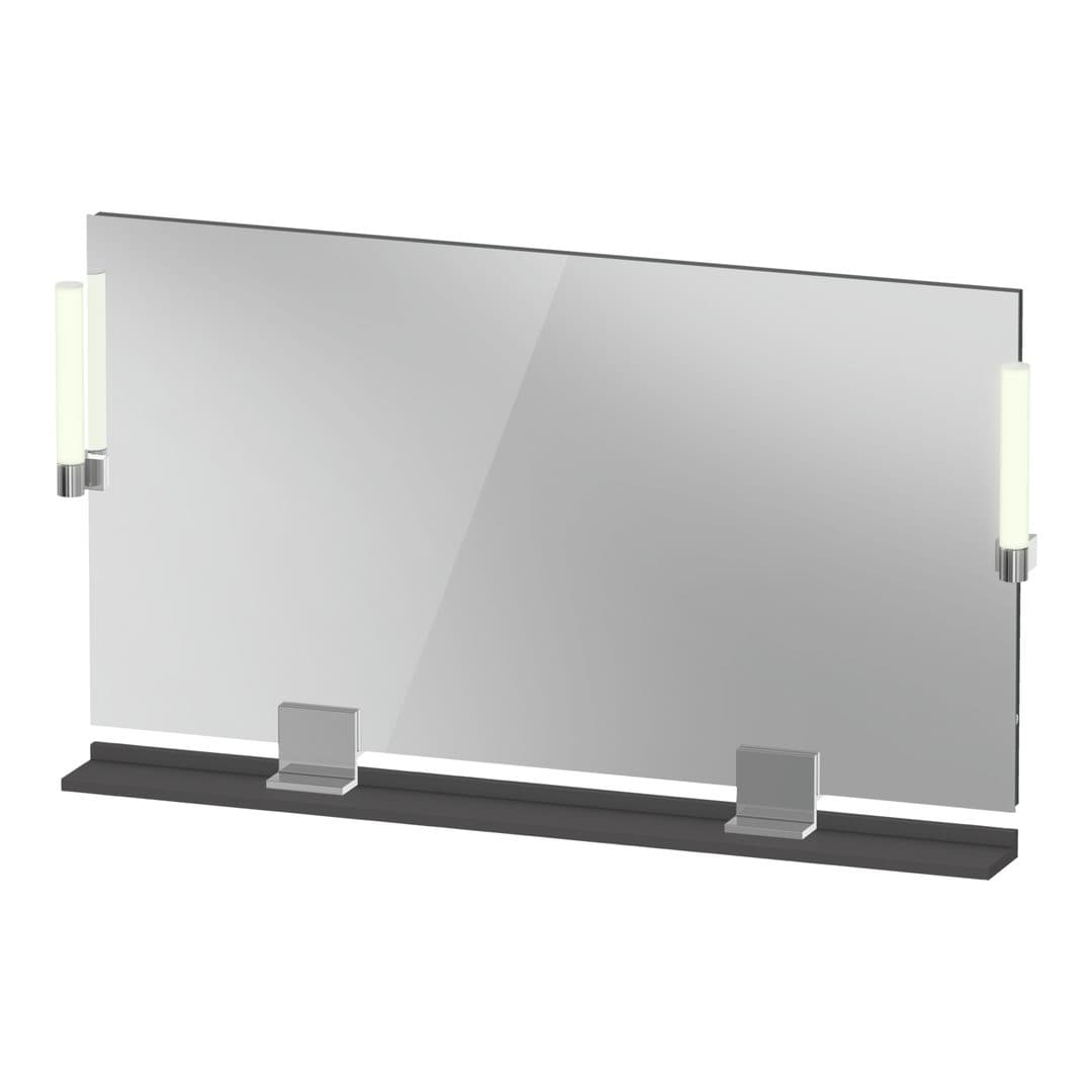 Duravit Sivida – Καθρέπτης Μπάνιου – 1250×650 mm, με φωτισμό LED – Graphite Matt (SV7424010490000)