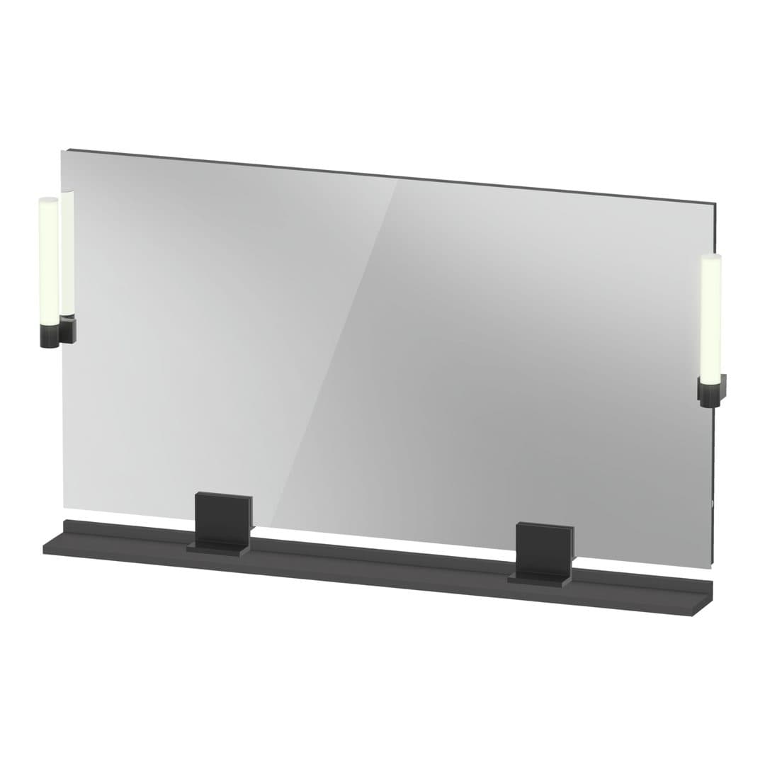 Duravit Sivida – Καθρέπτης Μπάνιου – 1250×650 mm, με φωτισμό LED – Graphite Matt (SV74240BD490000)