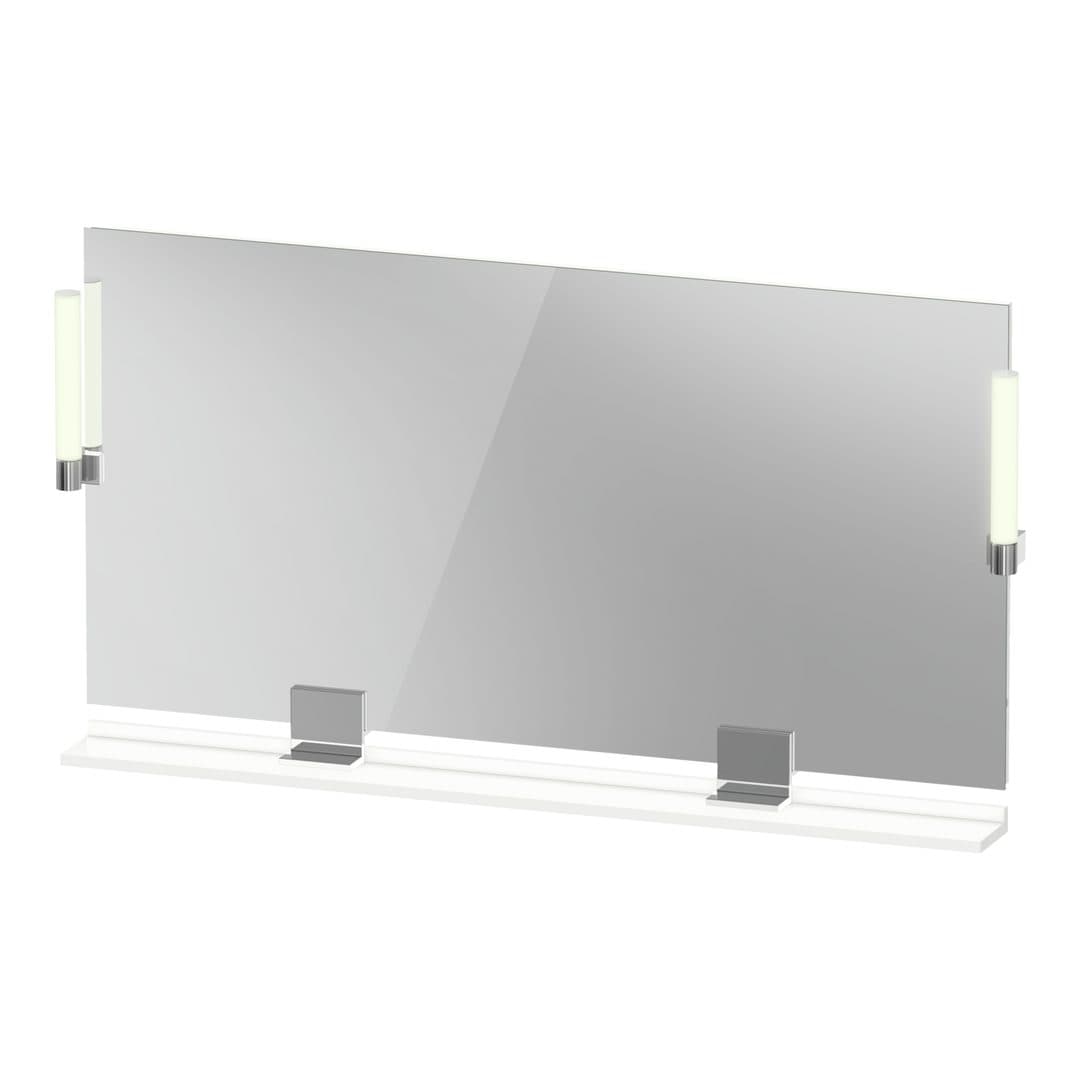 Duravit Sivida – Καθρέπτης Μπάνιου – 1330×650 mm, με φωτισμό LED – White Matt (SV7425010180000)