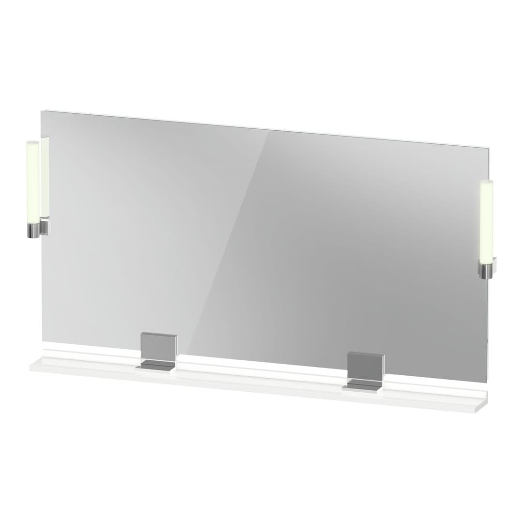 Duravit Sivida – Καθρέπτης Μπάνιου – 1330×650 mm, με φωτισμό LED – White High Gloss (SV7425010220000)