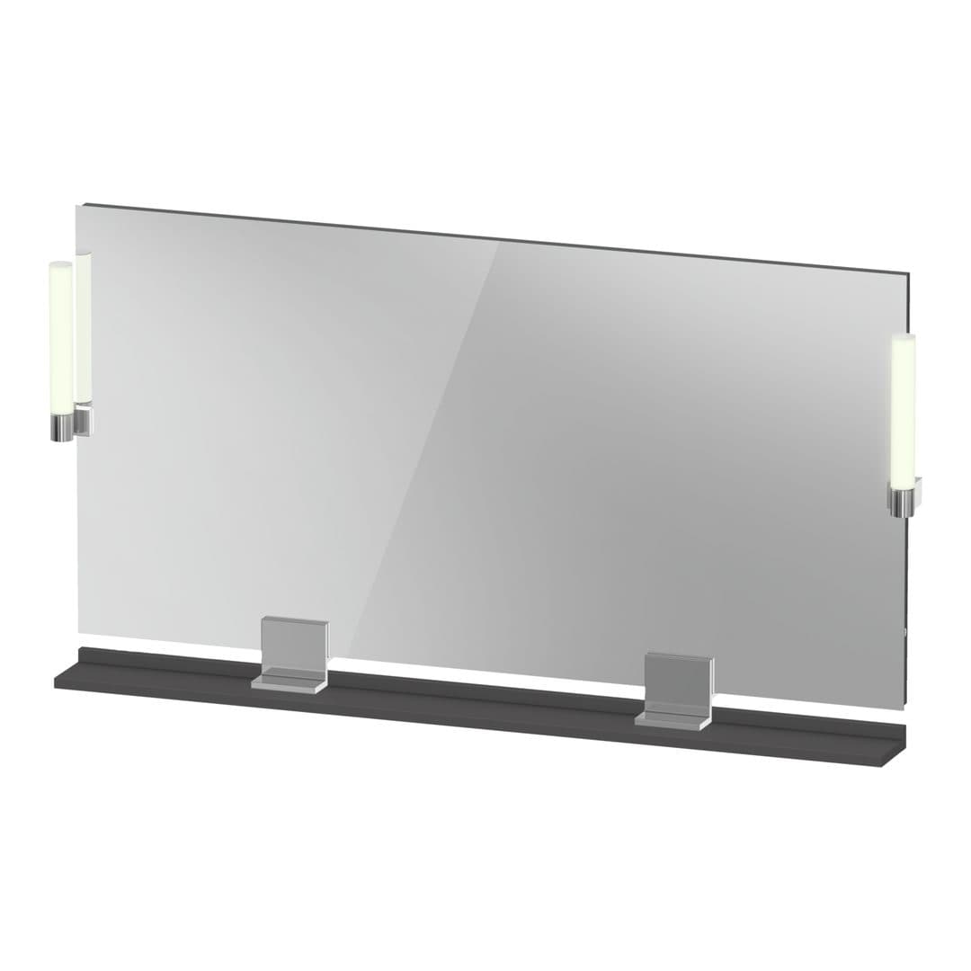 Duravit Sivida – Καθρέπτης Μπάνιου – 1330×650 mm, με φωτισμό LED – Graphite Matt (SV7425010490000)