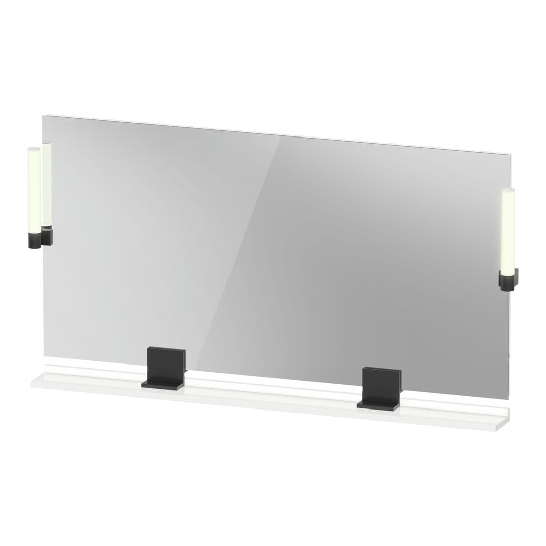 Duravit Sivida – Καθρέπτης Μπάνιου – 1330×650 mm, με φωτισμό LED – White High Gloss (SV74250BD220000)