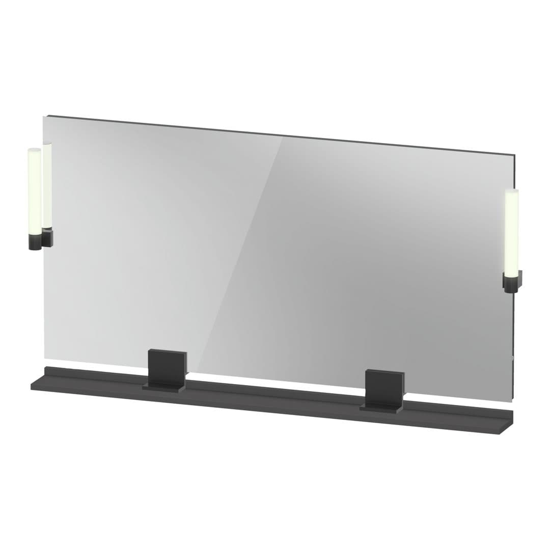 Duravit Sivida – Καθρέπτης Μπάνιου – 1330×650 mm, με φωτισμό LED – Graphite Matt (SV74250BD490000)