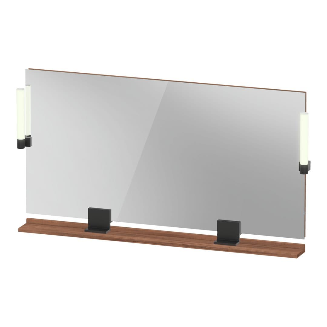 Duravit Sivida – Καθρέπτης Μπάνιου – 1330×650 mm, με φωτισμό LED – Walnut Matt (SV74250BD790000)