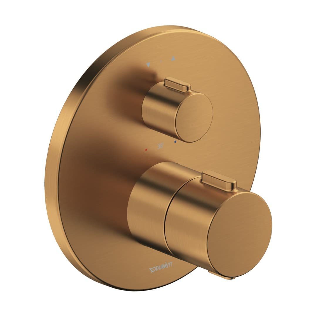 Duravit Thermostatic fittings – Θερμοστατικός Μίκτης Ντους – 2 έξοδοι – Bronze Brushed (TH4200014004)