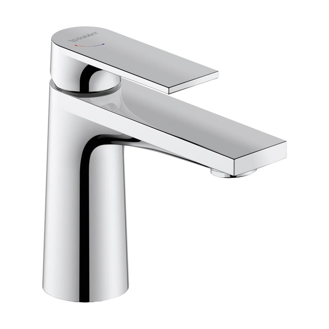 Duravit Tulum by Starck – Μπαταρία Νιπτήρα – S, FreshStart, χωρίς βαλβίδα – Chrome High Gloss (TU1011002010)