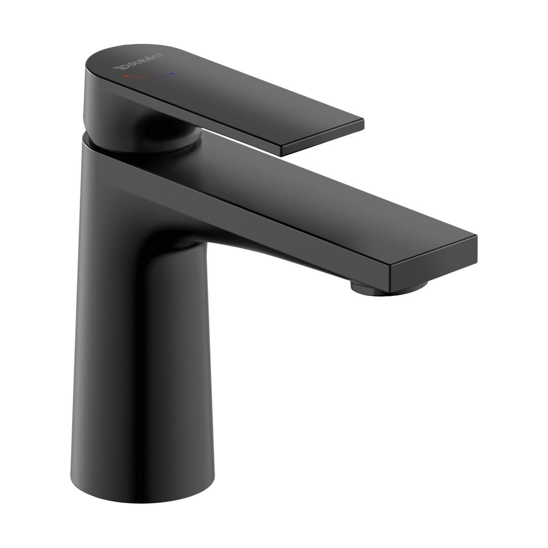 Duravit Tulum by Starck – Μπαταρία Νιπτήρα – S, FreshStart, χωρίς βαλβίδα – Black Matt (TU1011002046)