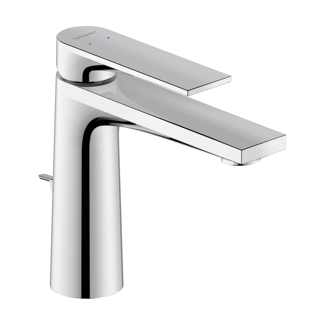 Duravit Tulum by Starck – Μπαταρία Νιπτήρα – M, με βαλβίδα – Chrome High Gloss (TU1020001010)