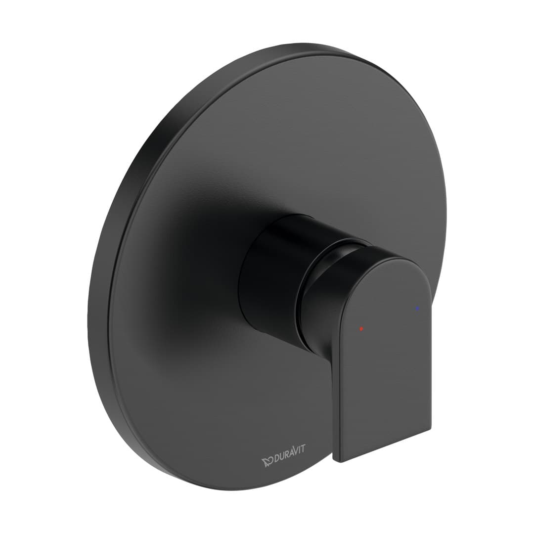 Duravit Tulum by Starck – Μίκτης Εντοιχισμού – 1 έξοδος – Black Matt (TU4210010046)