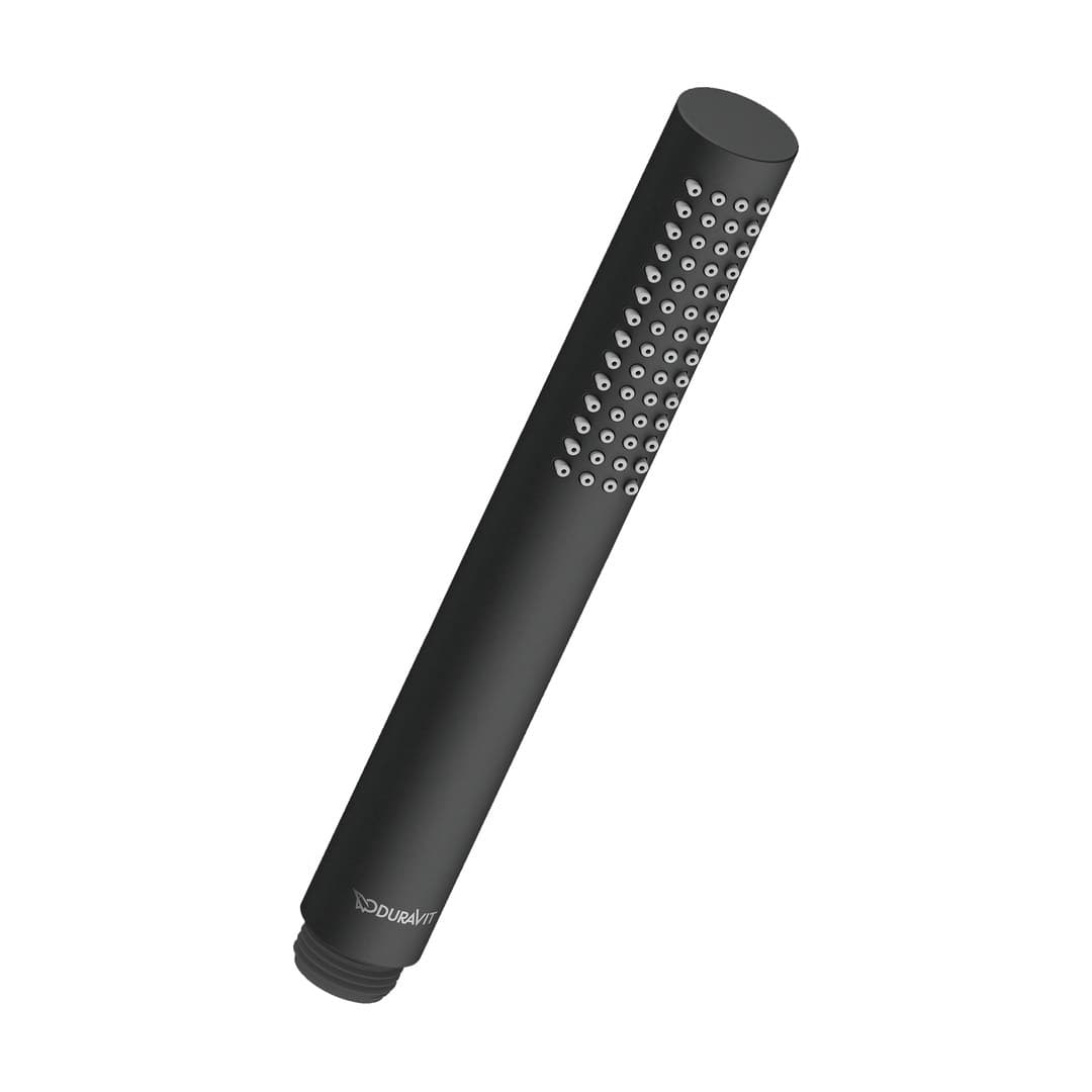 Duravit Showers & Accessoires – Τηλέφωνο Ντους – 1jet, Ø25 mm, παροχή 6,5 l/min – Black Matt (UV0640001A46)