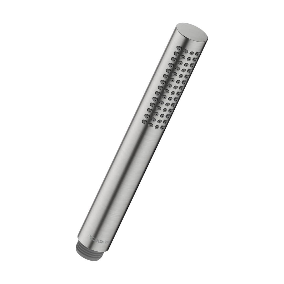 Duravit Showers & Accessoires – Τηλέφωνο Ντους – 1jet, Ø25 mm – Stainless steel Brushed (UV0640001A70)