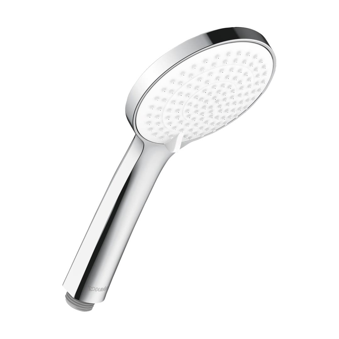 Duravit Showers & Accessoires – Τηλέφωνο Ντους – 3jet, Ø110 mm, παροχή 14 l/min, μοντέλο UV0650015 – Chrome High Gloss (UV0650015010)