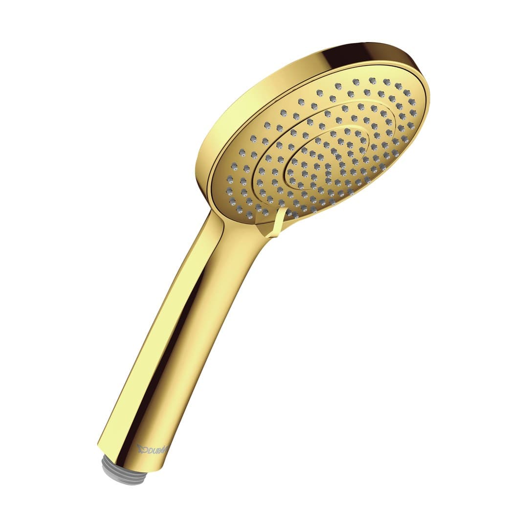 Duravit Showers & Accessoires – Τηλέφωνο Ντους – 3jet MinusFlow, Ø110 mm – Gold Polished (UV0652016034)