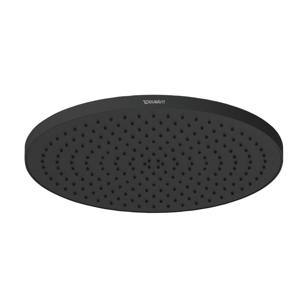 Duravit Showers & Accessoires – Κεφαλή Ντους – 1jet 230, παροχή 6,5 l/min – Black Matt (UV0660017A46)