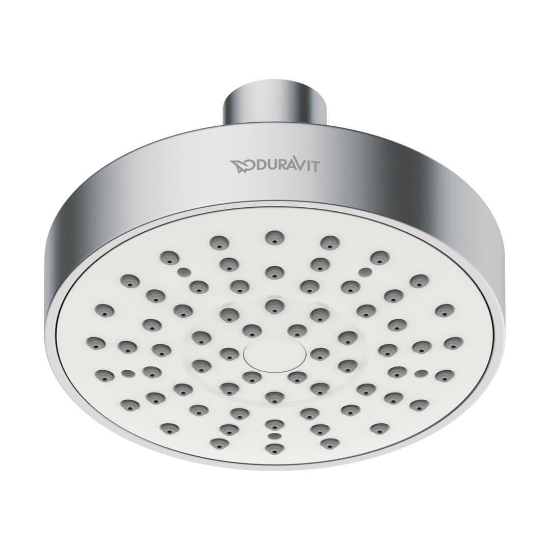 Duravit Showers & Accessoires – Κεφαλή Ντους – 1jet 100, παροχή 19 l/min – Chrome High Gloss (UV0660022010)