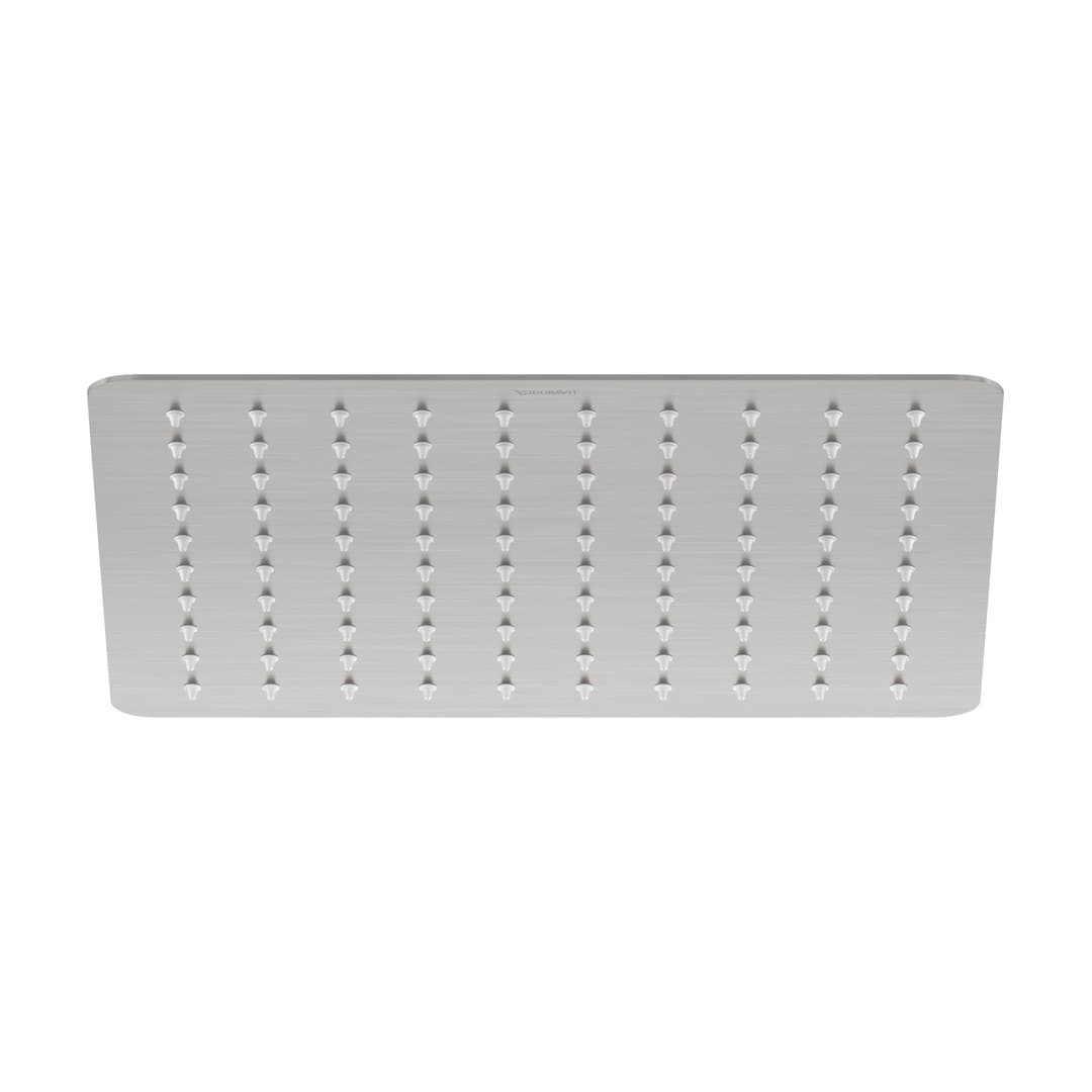 Duravit Showers & Accessoires – Κεφαλή Ντους – 1jet 300, Square – Stainless steel Brushed (UV0660031070)