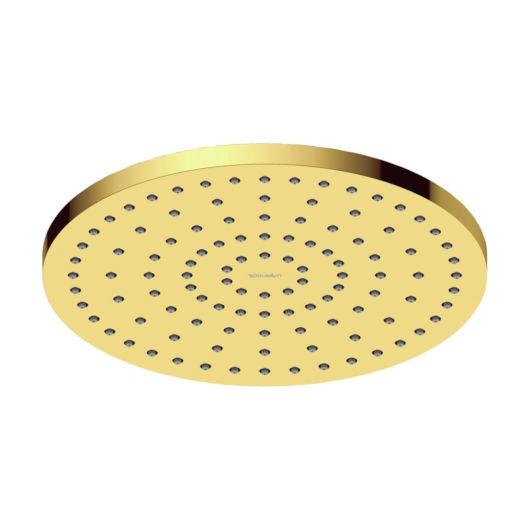 Duravit Showers & Accessoires – Κεφαλή Ντους – 1jet 250 MinusFlow – Gold Polished (UV0662018034)