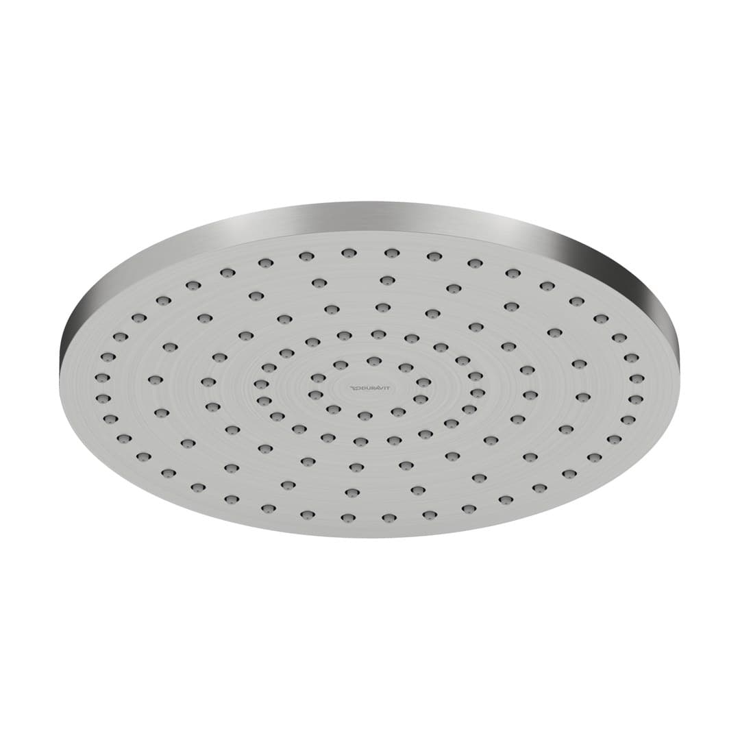 Duravit Showers & Accessoires – Κεφαλή Ντους – 1jet 250 MinusFlow – Stainless steel Brushed (UV0662018070)