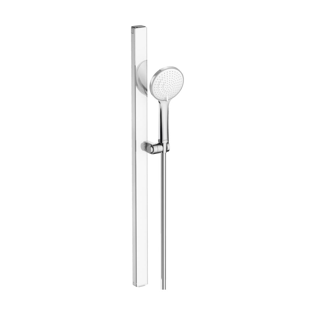 Duravit Showers & Accessoires – Σετ Ντους – 800, 3jet MinusFlow, 40 mm – Chrome, White High Gloss (UV0682004005)