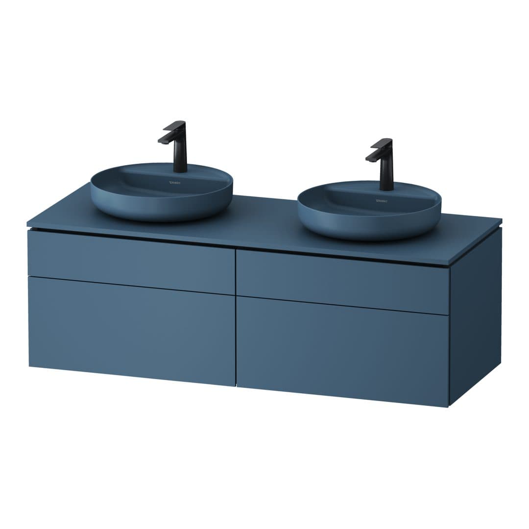 Duravit Vitrium – Έπιπλο Νιπτήρα – 1420 mm, για κονσόλα, 4 συρτάρια – Parlour blue Matt, Lacquer (VT4872BHBHB0000)