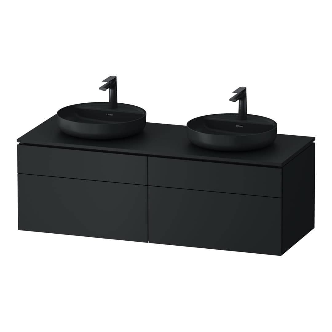 Duravit Vitrium – Έπιπλο Νιπτήρα – 1420 mm, για κονσόλα, 4 συρτάρια – Dark grey Matt, Lacquer (VT4872BHEHE0000)