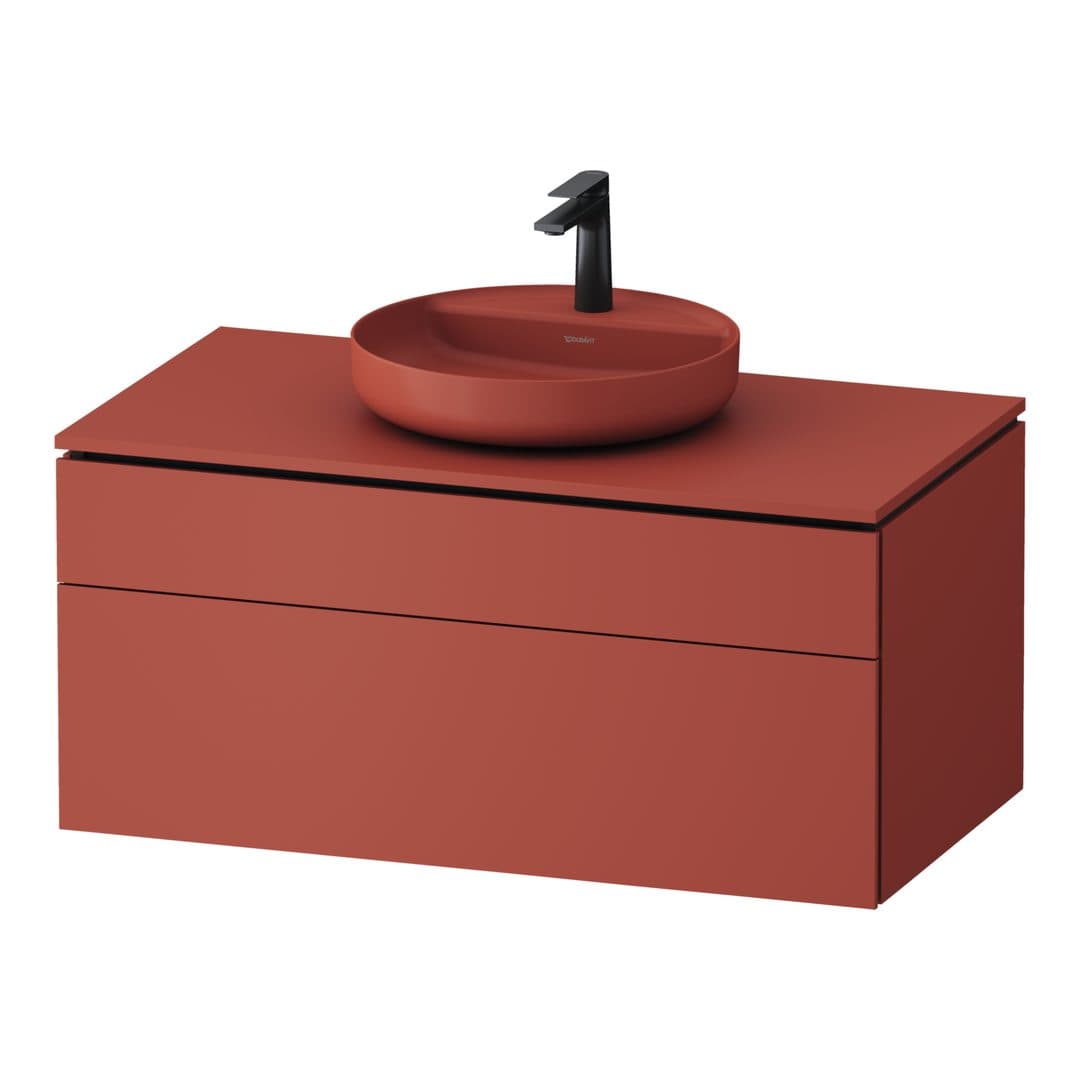 Duravit Vitrium – Έπιπλο Νιπτήρα – 1020 mm, για κονσόλα, 2 συρτάρια, νιπτήρας κέντρο – Cinnamon Matt, Lacquer (VT48810HCHC0000)