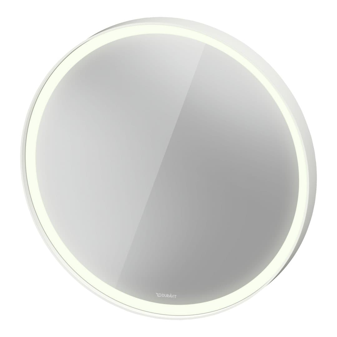 Duravit Vitrium – Καθρέπτης Μπάνιου – 700×700 mm, με φωτισμό LED, έκδοση Sensor control interior lighting – White aluminum Matt (VT7090018180100)
