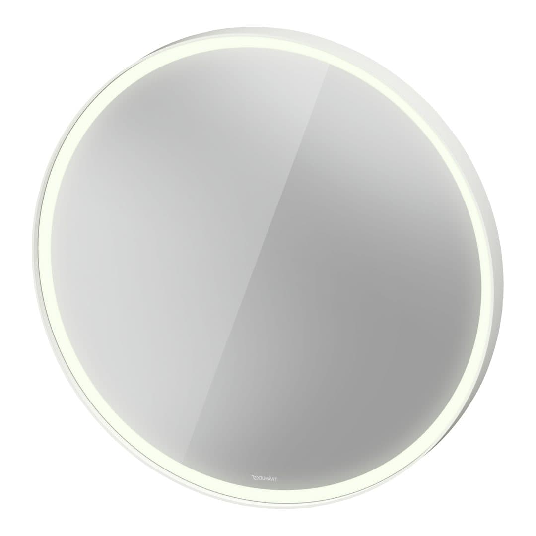 Duravit Vitrium – Καθρέπτης Μπάνιου – 900×900 mm, με φωτισμό LED, έκδοση Sensor control interior lighting – White aluminum Matt (VT7091018187100)