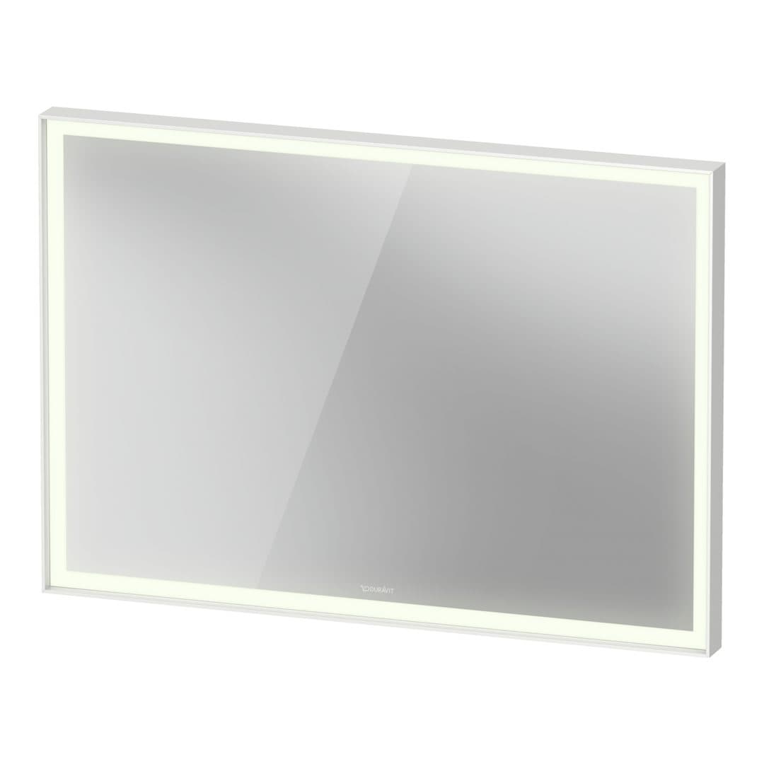 Duravit Vitrium – Καθρέπτης Μπάνιου – 1000×700 mm, με φωτισμό LED, έκδοση Sensor control interior lighting – White aluminum Matt (VT7098018180100)
