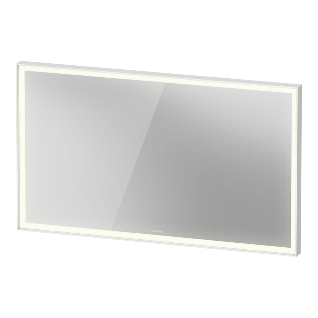 Duravit Vitrium – Καθρέπτης Μπάνιου – 1200×700 mm, με φωτισμό LED, έκδοση Sensor control interior lighting – White aluminum Matt (VT7099018180100)