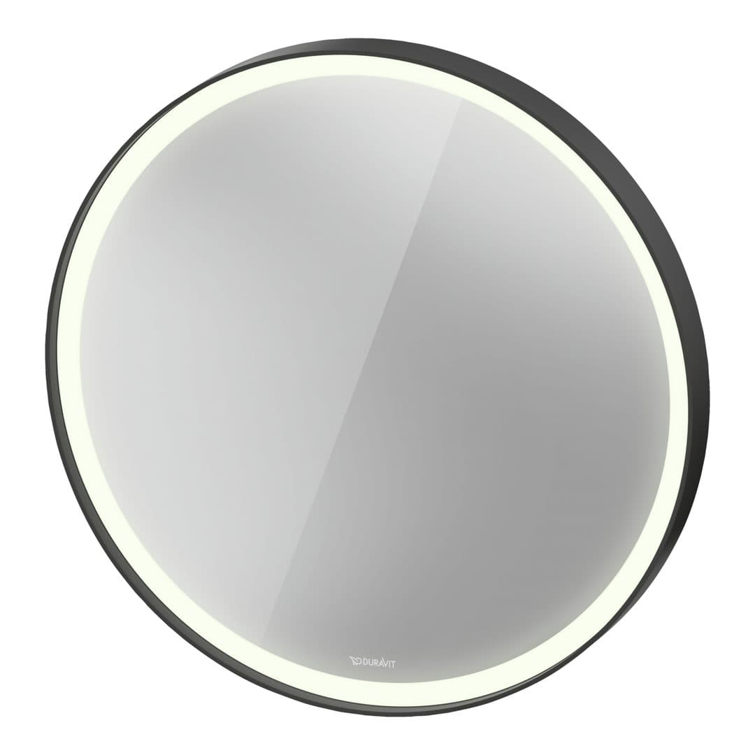 Duravit Vitrium – Καθρέπτης Μπάνιου – 700×700 mm, με φωτισμό LED, έκδοση Sensor – Graphite Aluminium Matt (VT7375049497100)