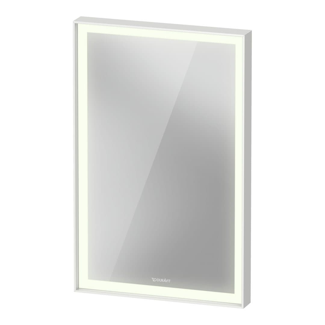Duravit Vitrium – Καθρέπτης Μπάνιου – 450×700 mm, με φωτισμό LED – White aluminum Matt (VT7379018180000)
