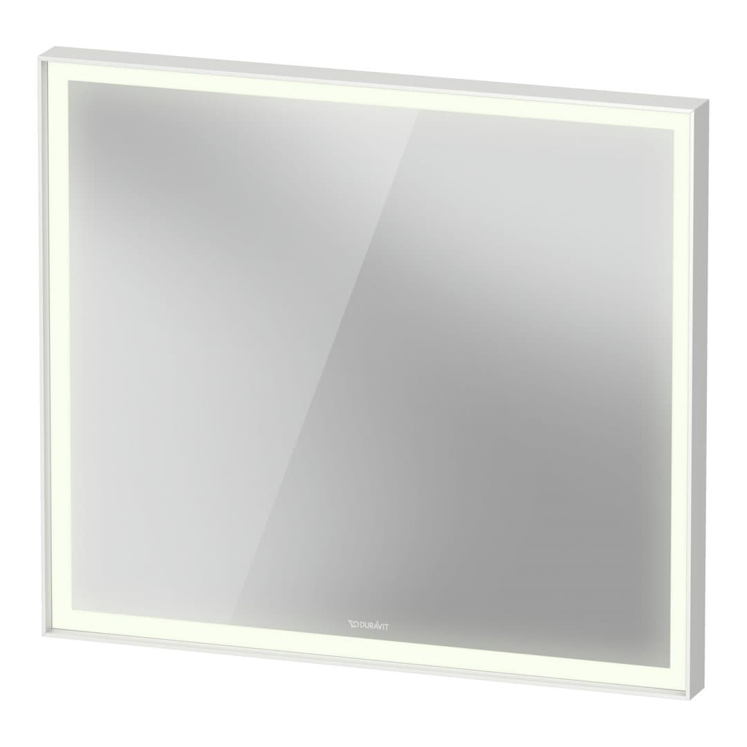 Duravit Vitrium – Καθρέπτης Μπάνιου – 800×700 mm, με φωτισμό LED, έκδοση Sensor – White aluminum Matt (VT7381018180100)