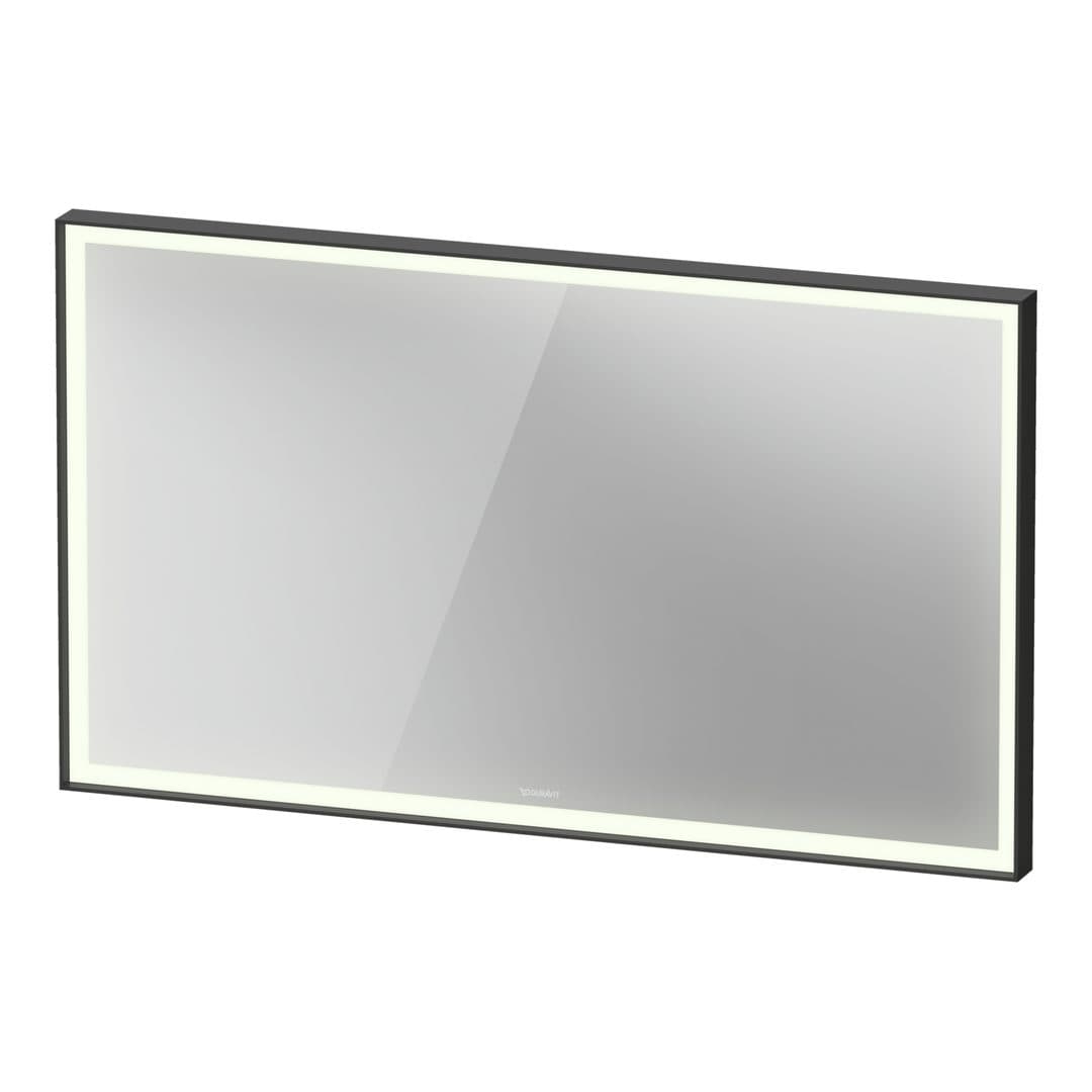 Duravit Vitrium – Καθρέπτης Μπάνιου – 1200×700 mm, με φωτισμό LED, έκδοση Sensor – Graphite Aluminium Matt (VT7383049496100)