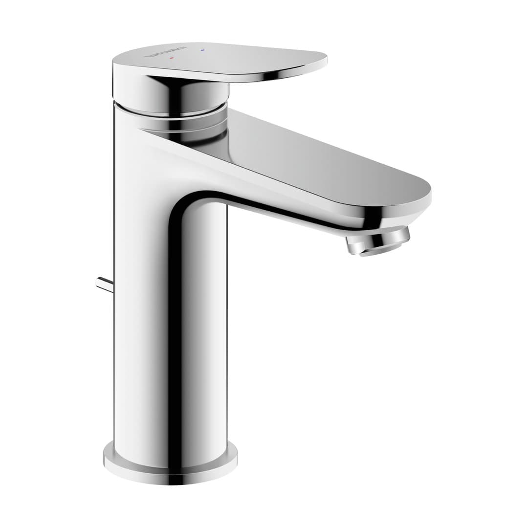 Duravit Wave – Μπαταρία Νιπτήρα – M, με βαλβίδα – Chrome High Gloss (WA1020001A10)