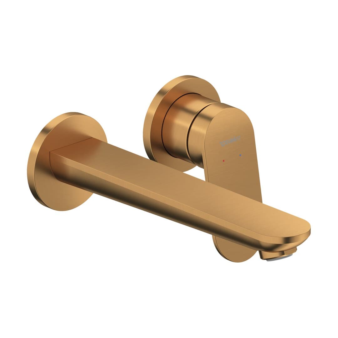 Duravit Wave – Μπαταρία Νιπτήρα Τοίχου – παροχή 5 l/min – Bronze Brushed (WA1070004004)