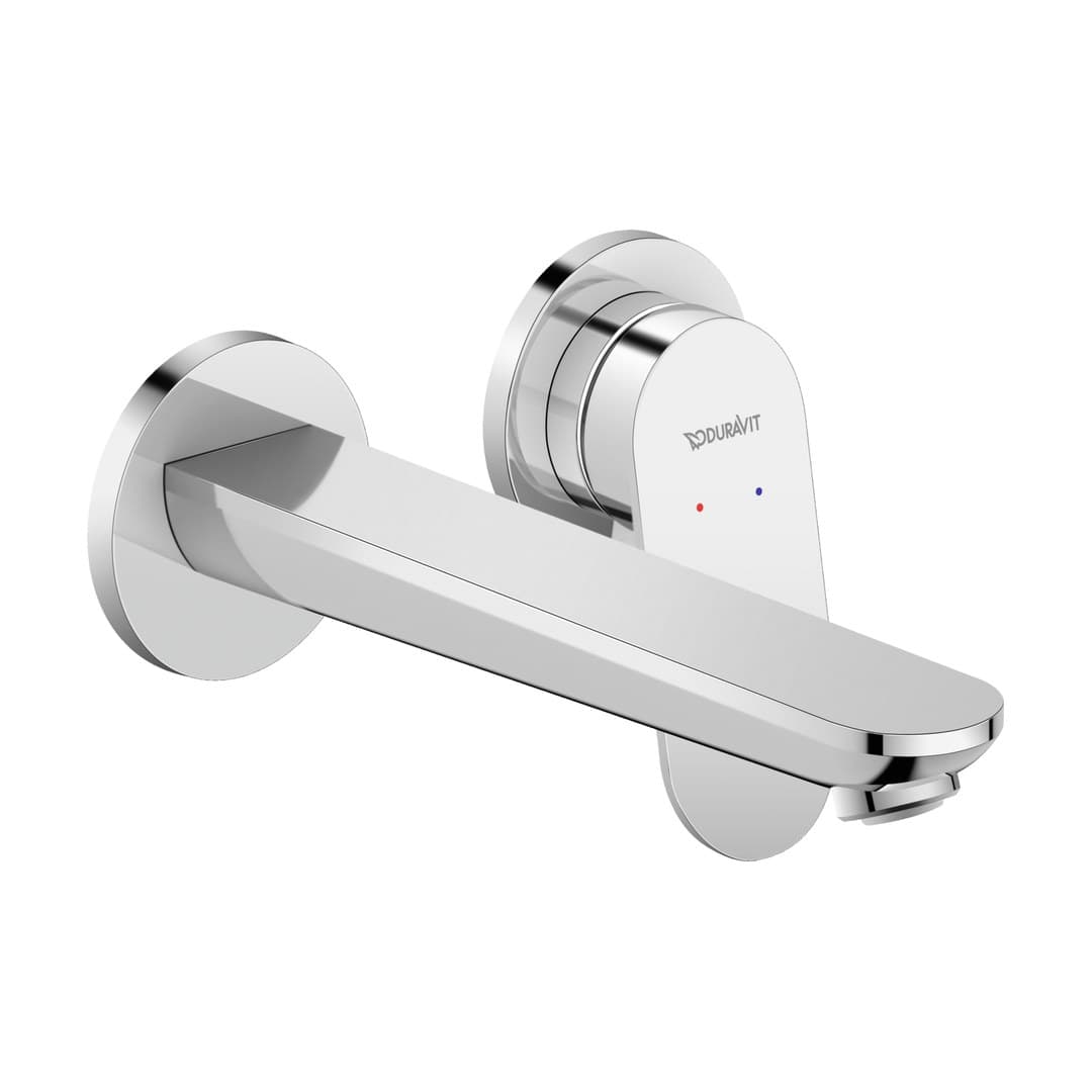 Duravit Wave – Μπαταρία Νιπτήρα Τοίχου – παροχή 3 l/min – Chrome High Gloss (WA1070004A10)