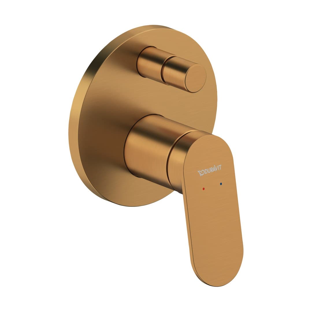 Duravit Wave – Μίκτης Εντοιχισμού – για μπανιέρα – Bronze Brushed (WA4210006A04)