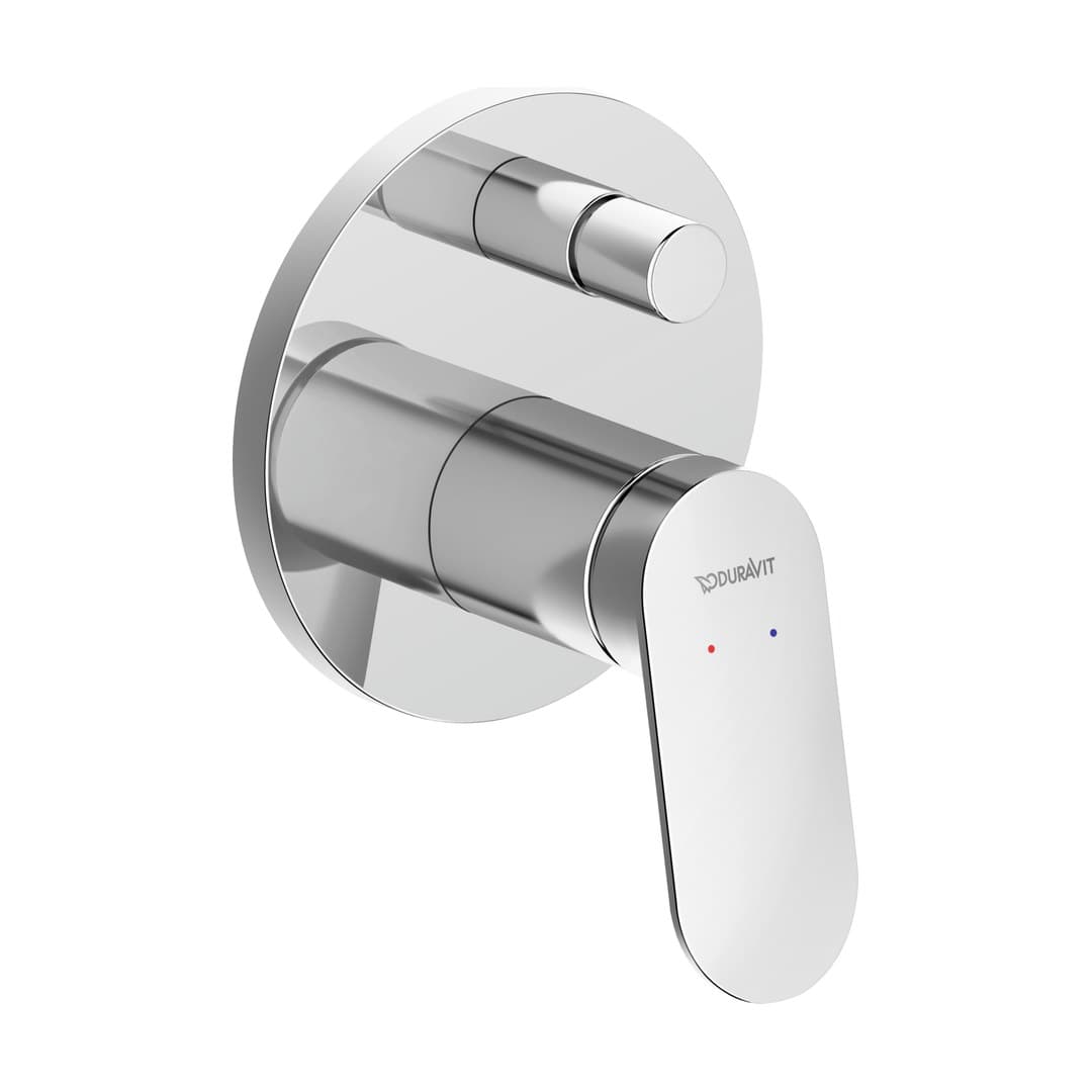 Duravit Wave – Μίκτης Εντοιχισμού – για μπανιέρα – Chrome High Gloss (WA4210006A10)