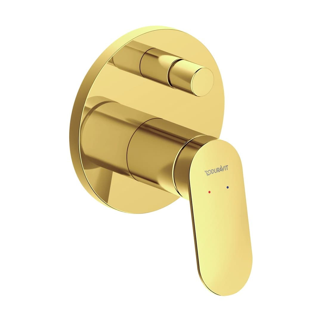Duravit Wave – Μίκτης Εντοιχισμού – για μπανιέρα – Gold Polished (WA4210006A34)